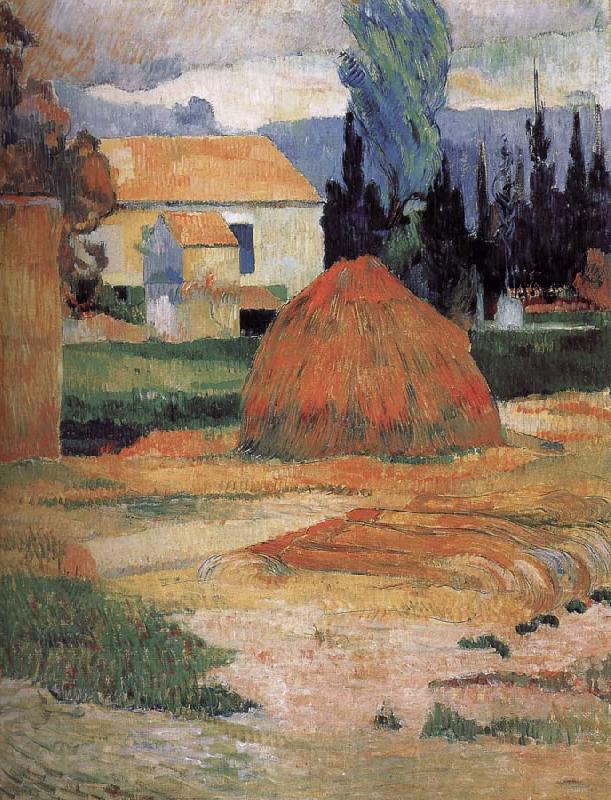 Paul Gauguin Al suburban farms France oil painting art